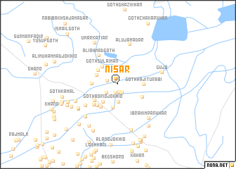 map of Nisār
