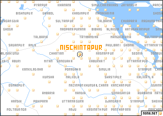 map of Nischintapur