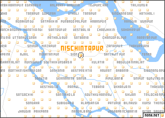 map of Nischintapur