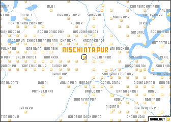 map of Nischintāpur