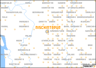 map of Nischintapur