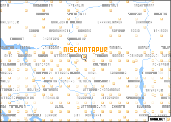 map of Nischintapur