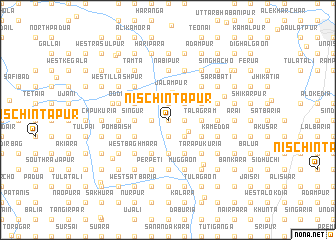 map of Nischintāpur