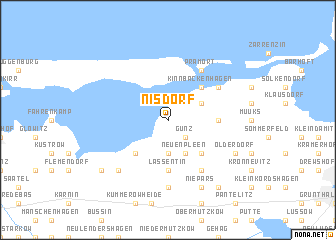 map of Nisdorf