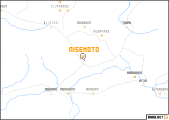 map of Nisemoto