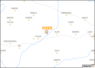 map of Niséo