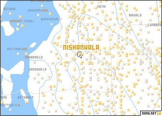 map of Nishānwāla