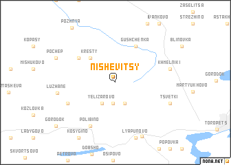 map of Nishevitsy