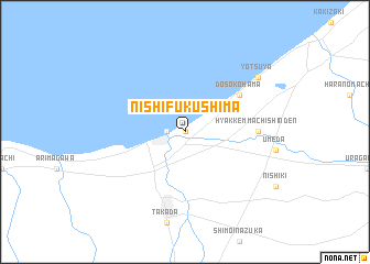 map of Nishifukushima