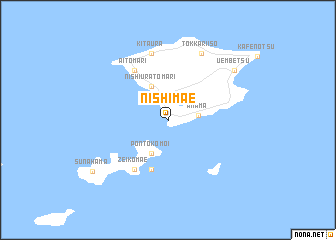 map of Nishimae