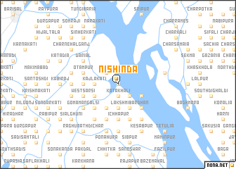 map of Nishinda