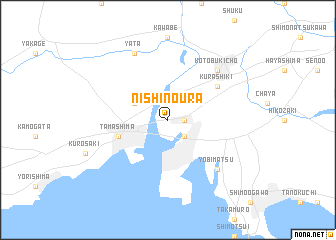 map of Nishinoura