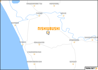 map of Nishi-ubushi