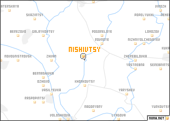 map of Nishivtsy