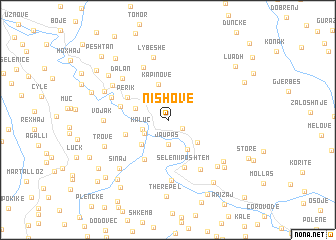 map of Nishovë