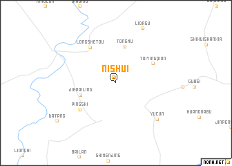 map of Nishui