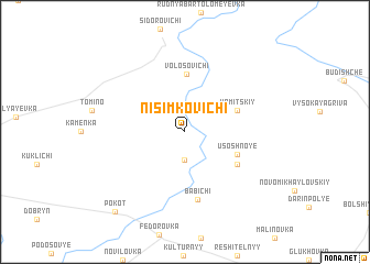 map of Nisimkovichi