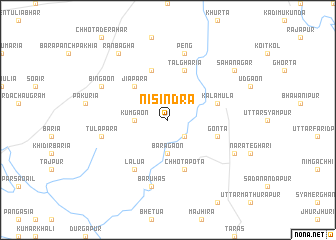 map of Nisindra