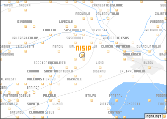 map of Nisip