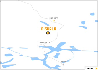 map of Niskala