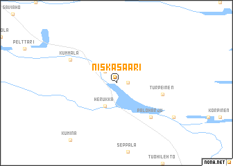 map of Niskasaari