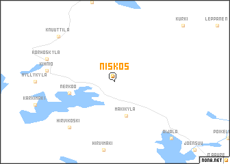 map of Niskos