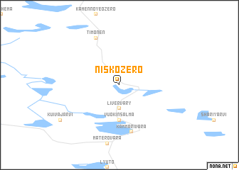 map of Niskozero