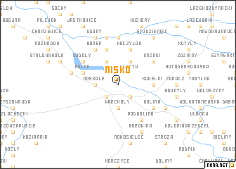 map of Nisko