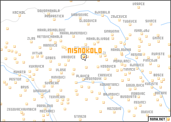 map of Nišno Kolo