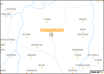 map of Nisouangen