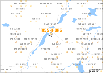 map of Nissafors