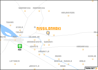 map of Nissilänmäki