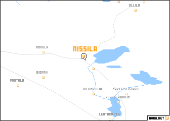 map of Nissilä