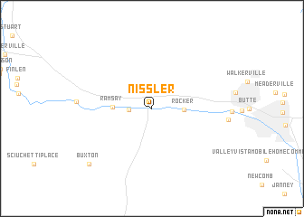 map of Nissler