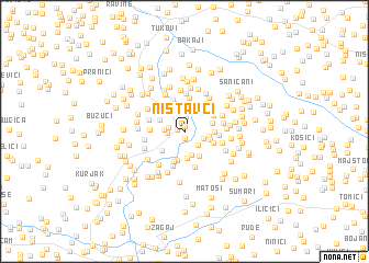 map of Ništavci