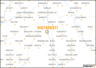 map of Nistoreşti