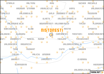 map of Nistoreşti