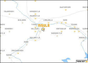 map of Nisula