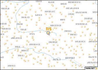 map of Niš