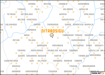 map of Nitabosigu
