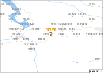 map of Niţeni