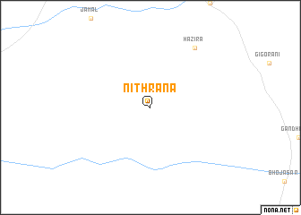 map of Nīthrāna