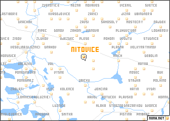 map of Nítovice