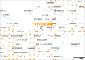map of Nittamaluwa