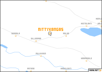 map of Nittykangas