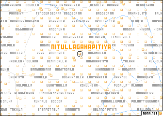 map of Nitullagahapitiya
