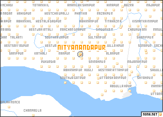 map of Nityānandapur
