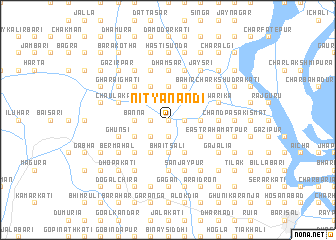 map of Nityānandi