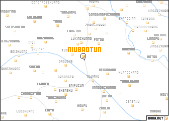 map of Niubaotun