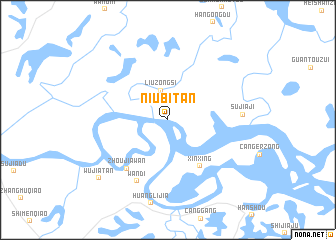 map of Niubitan